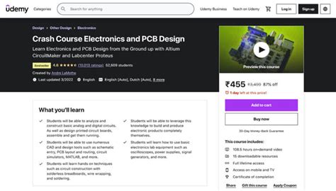 crash course electronics|Best Electronics Courses & Certificates Online [2024] .